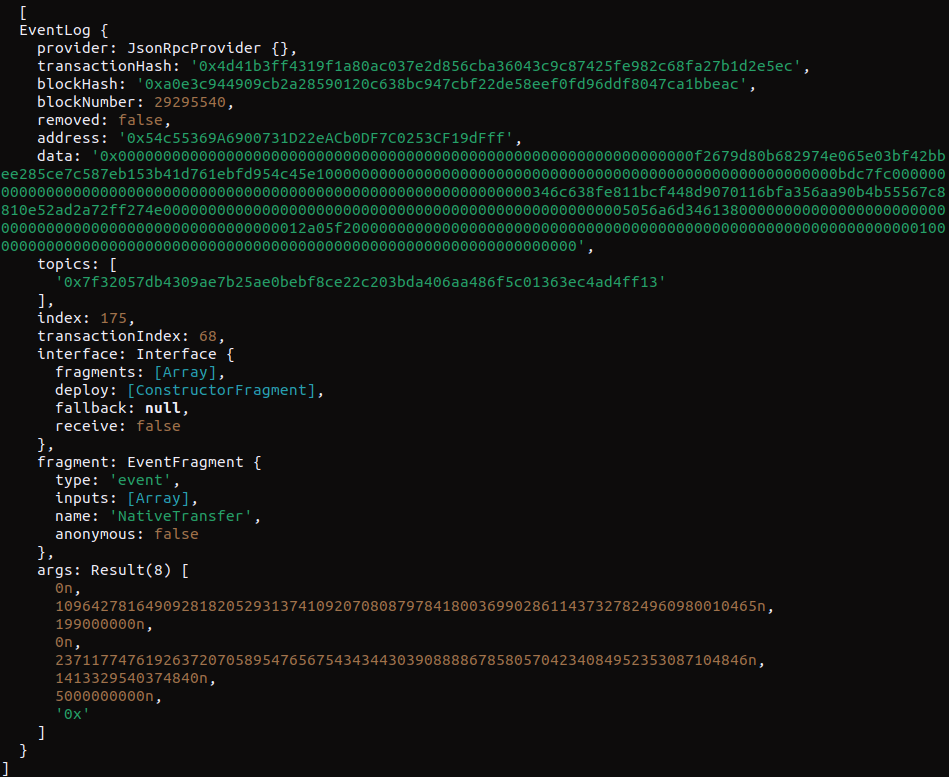 NativeTransferEventLog